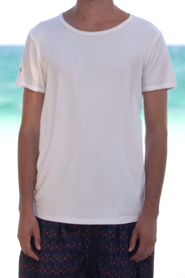 T-shirt boyfriend REF White