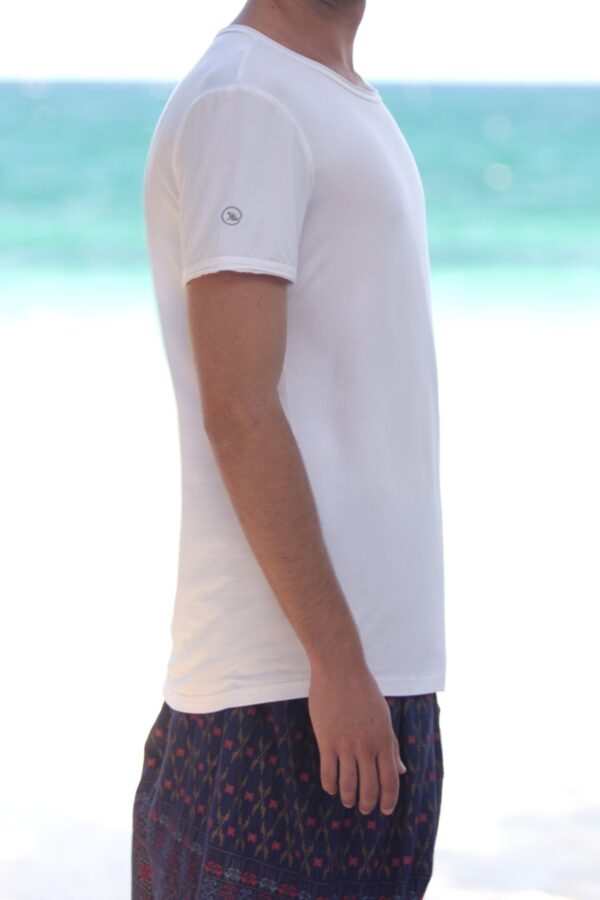 T-shirt boyfriend REF White