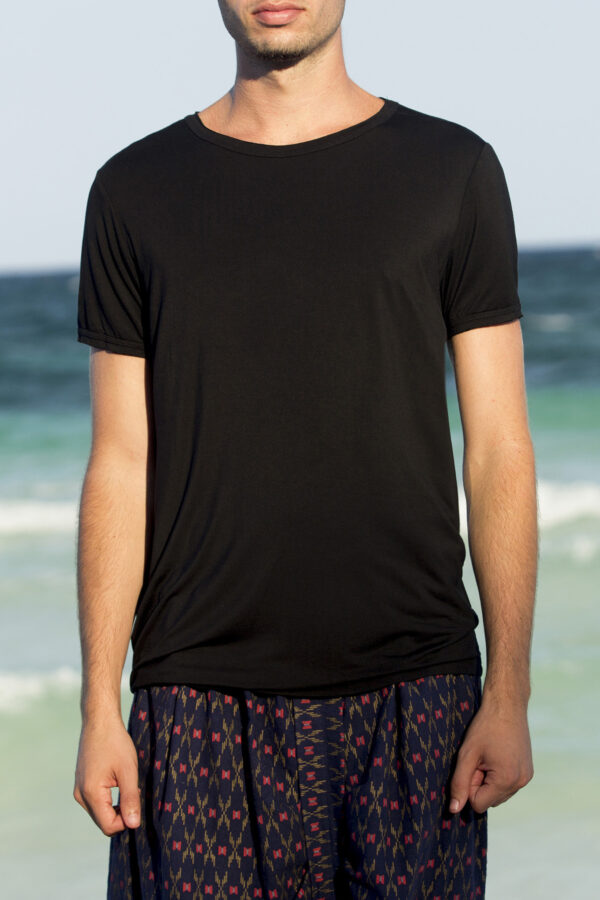 T-shirt boyfriend REF Black