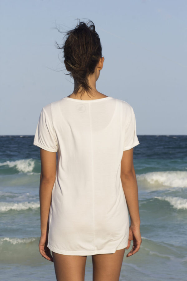 T-shirt boyfriend REF White